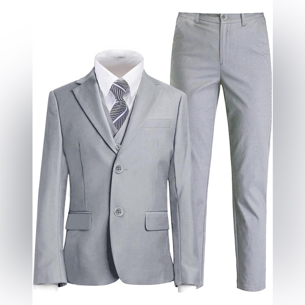 Boys gray suit